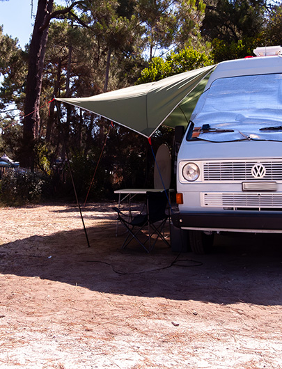Emplacement Nature du camping Montacabana à Montalivet, pour une expérience de camping authentique en Gironde
