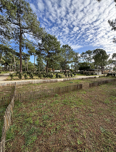 Emplacement Nature du camping Montacabana à Montalivet, pour une expérience de camping authentique en Gironde