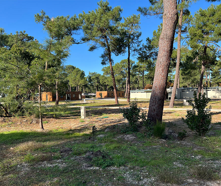 Les emplacement du camping Montacabana en Gironde