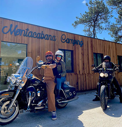 Accueil des motards